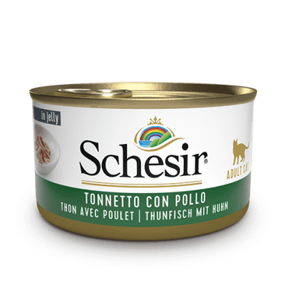 Schesir Gatto Tonnetto con Alicette 85gr Schesir Gatto Tonnetto con Alicette 85gr